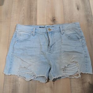 Mossimo Boyfriend Midi Denim Shorts